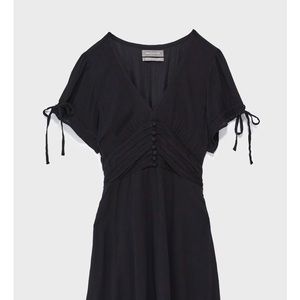 UO Talia Tie Sleeve Mini Dress